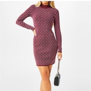 Never worn Michael Kors maroon dress. New with tags.